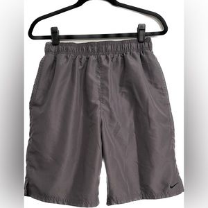 Nike Gray Swim Trunks, Boys Sz M